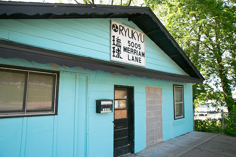 The former Ryuku Martial Arts in downtown Merriam.