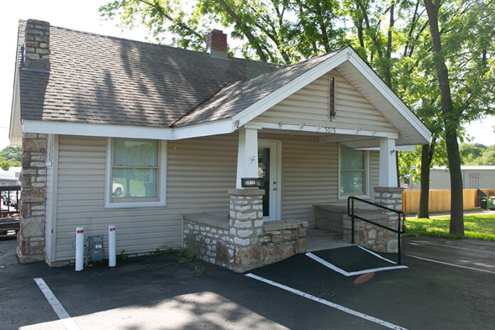 Downtown Merriam's former Marv's Barbershop, at 5015 Merriam Drive.