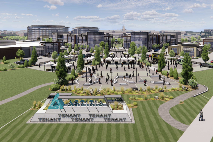 These changes to Aspiria primarily eliminate office space, while also moving some elements around and adding more commercial space.