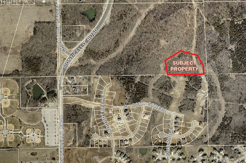 Aerial map of Bristol Highlands North expansion