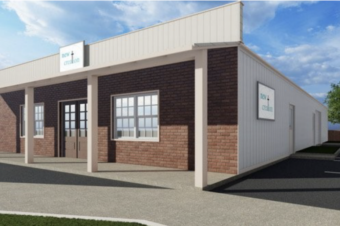 New Creation, Inc. plans to convert the old Gold River Auction building near downtown Olathe into a meeting and service center for individuals recovering from substance abuse disorder.