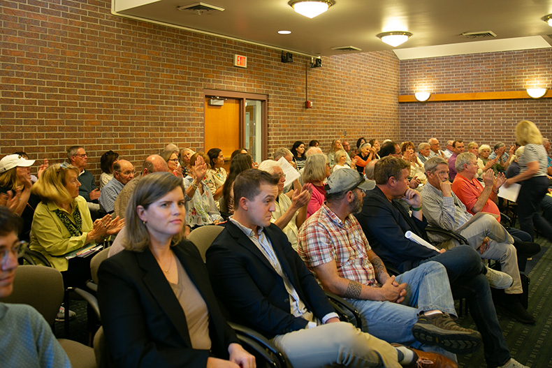 Planning commission crowd May 2024