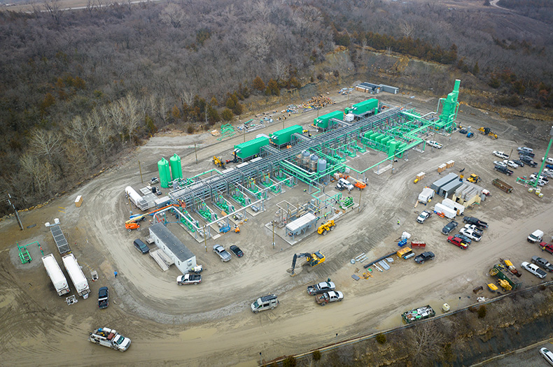 Archaea Energy modular energy plant in Shawnee