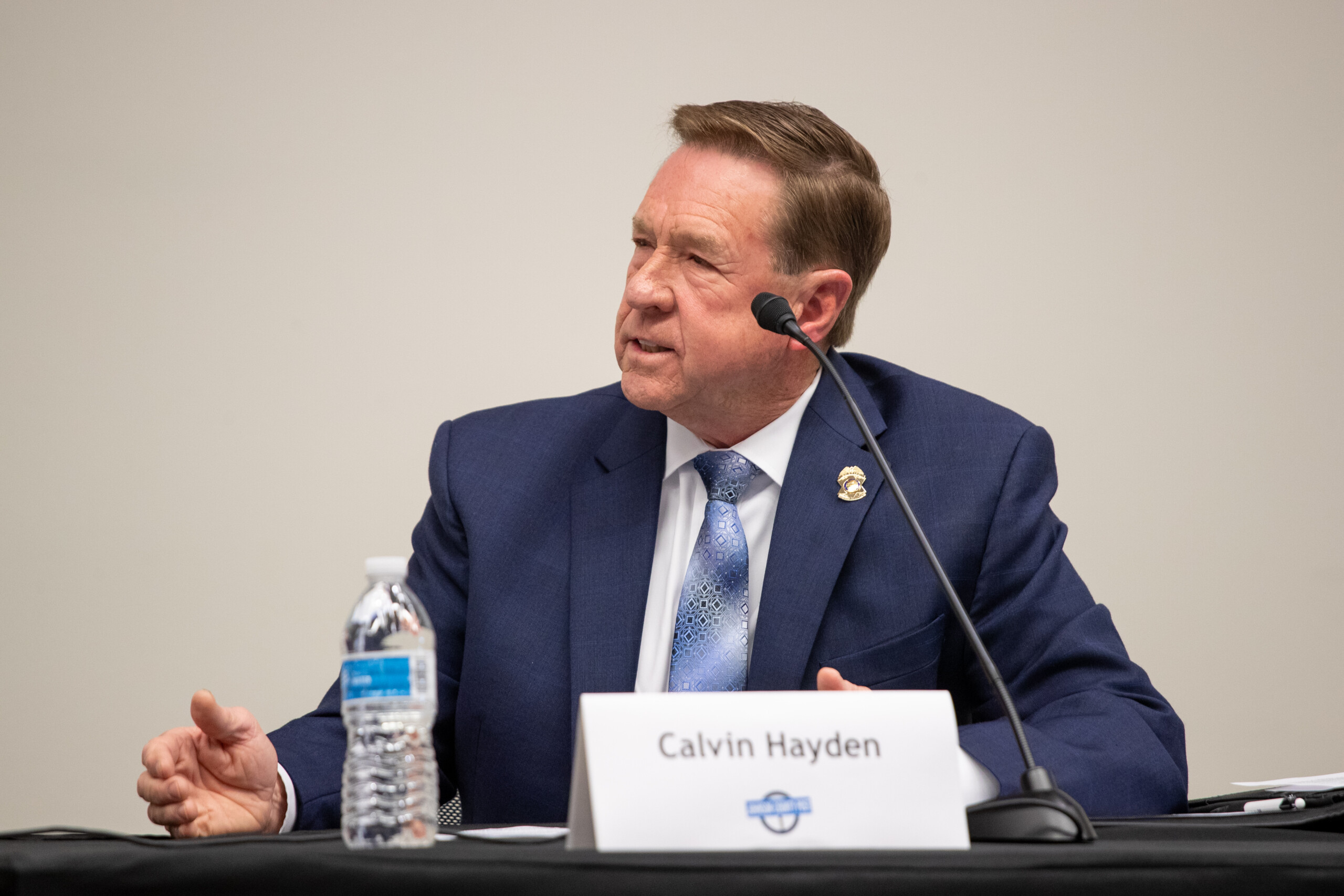 Sheriff Calvin Hayden was first elected to the office in 2016.