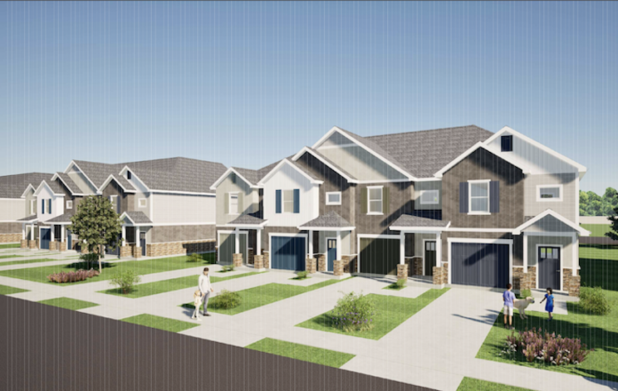 Some of the residential elements planned in the larger Park 169 project, which features mixed-density residential and industrial development proposals.