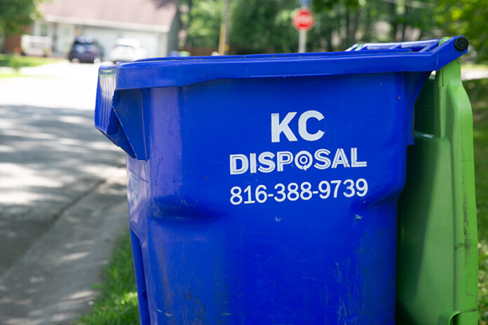 Merriam KC Disposal bin in July 2024