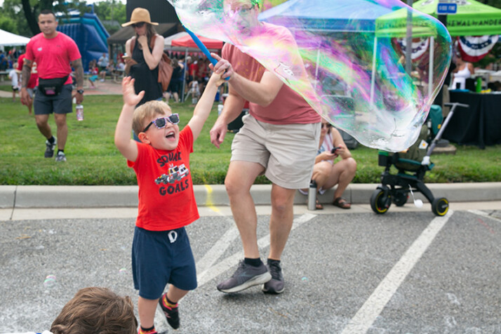 VillageFest 2024 bubbles