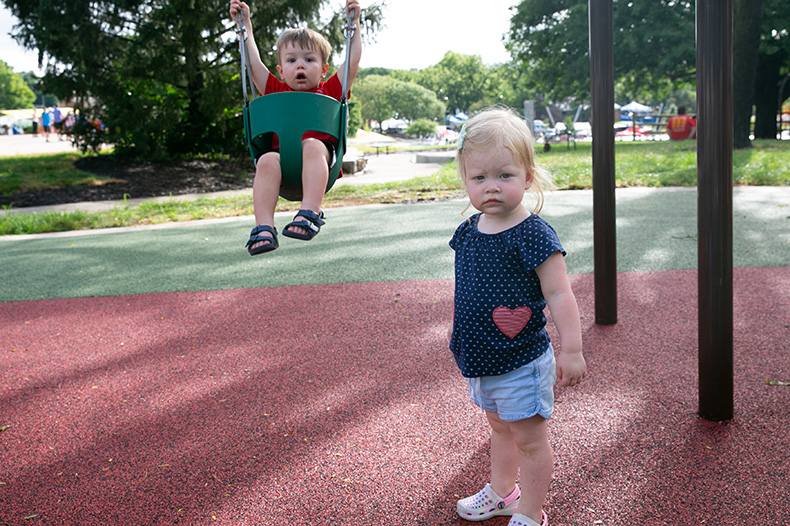 Harmon Park playground kids 