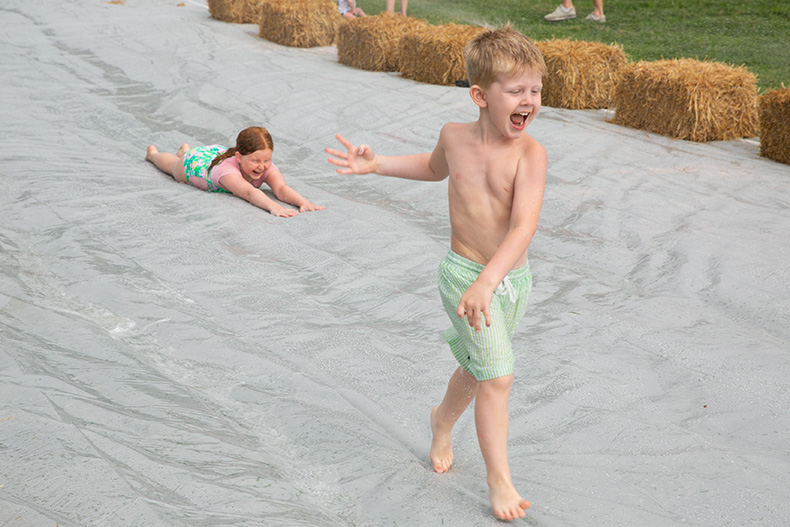 VillageFest 2024 slip and slide