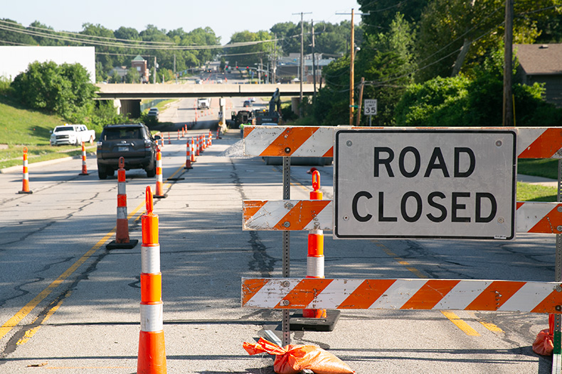 Roe Avenue and 59th Terrace in August 2024