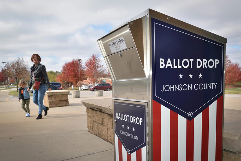 Johnson County ballot box