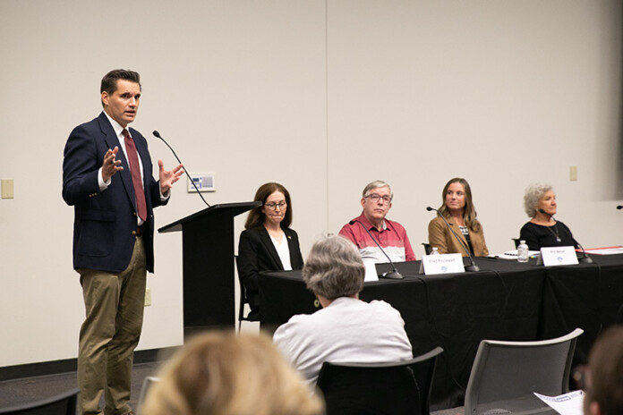 The Johnson County Post hosted a forum Tuesday, Sept. 17, for candidates running for State Board of Education in the November 2024 election.