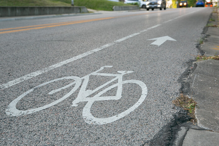 Mission bike lanes on Lamar Avenue and 52nd Street