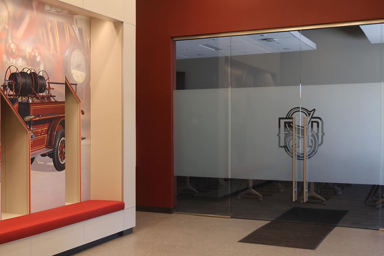 Shawnee Fire Department hallway