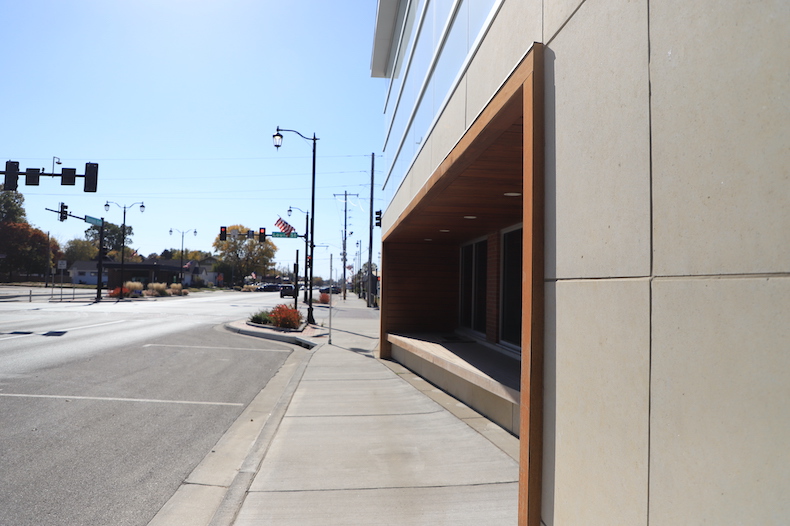 Olathe's old city technology office building in downtown Olathe.