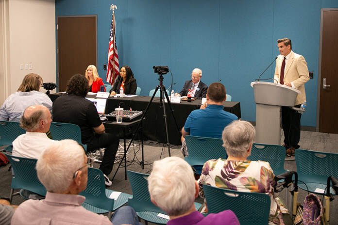 The Johnson County Post hosted a forum Thursday, Oct. 3, for candidates running for Kansas House seats 39 and 117 in the November 2024 election.