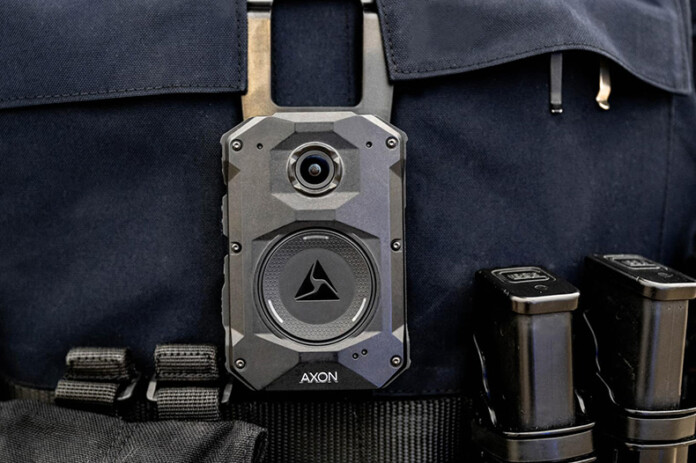 Axon body camera.