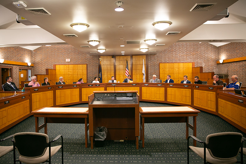 The Prairie Village City Council at the Oct. 7, 2024, meeting.