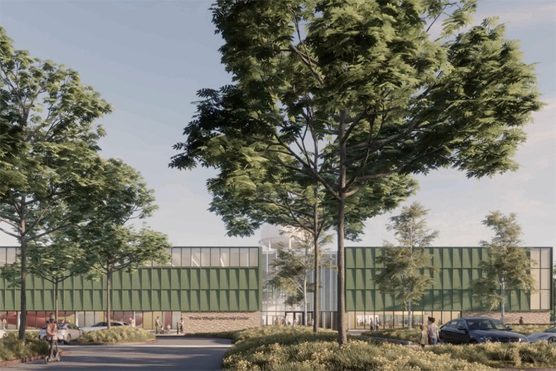 Prairie Village community center concept rendering