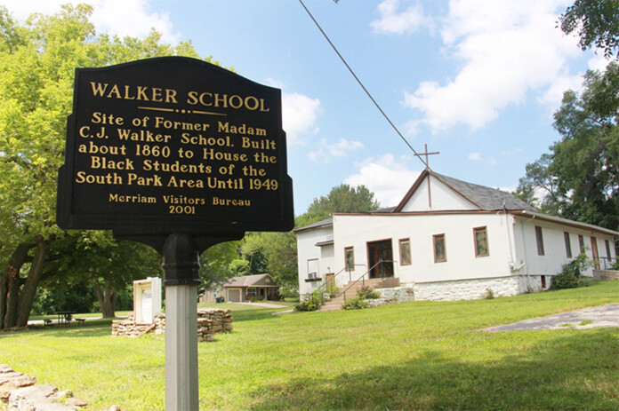 A Humanities Kansas grant will fund new research on the Madam C.J. Walker School in Merriam. The old school, which was the center of a desegregation lawsuit in the 1940s, now houses the Philadelphia Missionary Baptist Church.