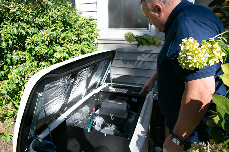 Mic Johnson looks at his generator