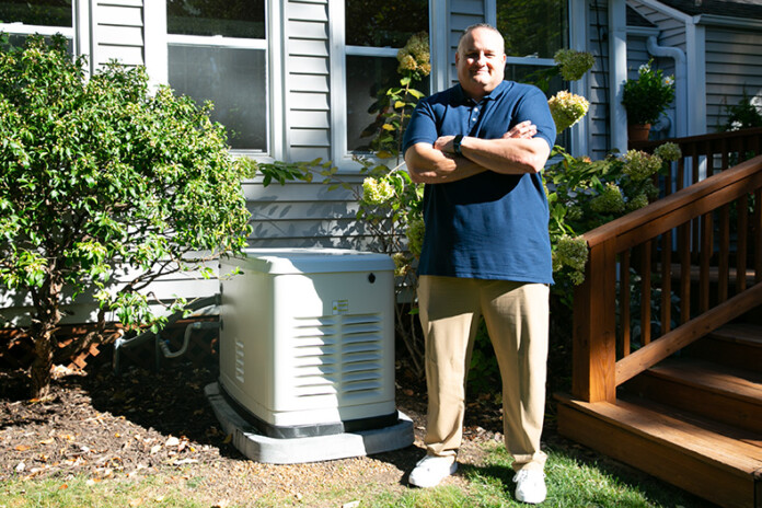 Prairie Village resident Mic Johnson and his whole-home generator