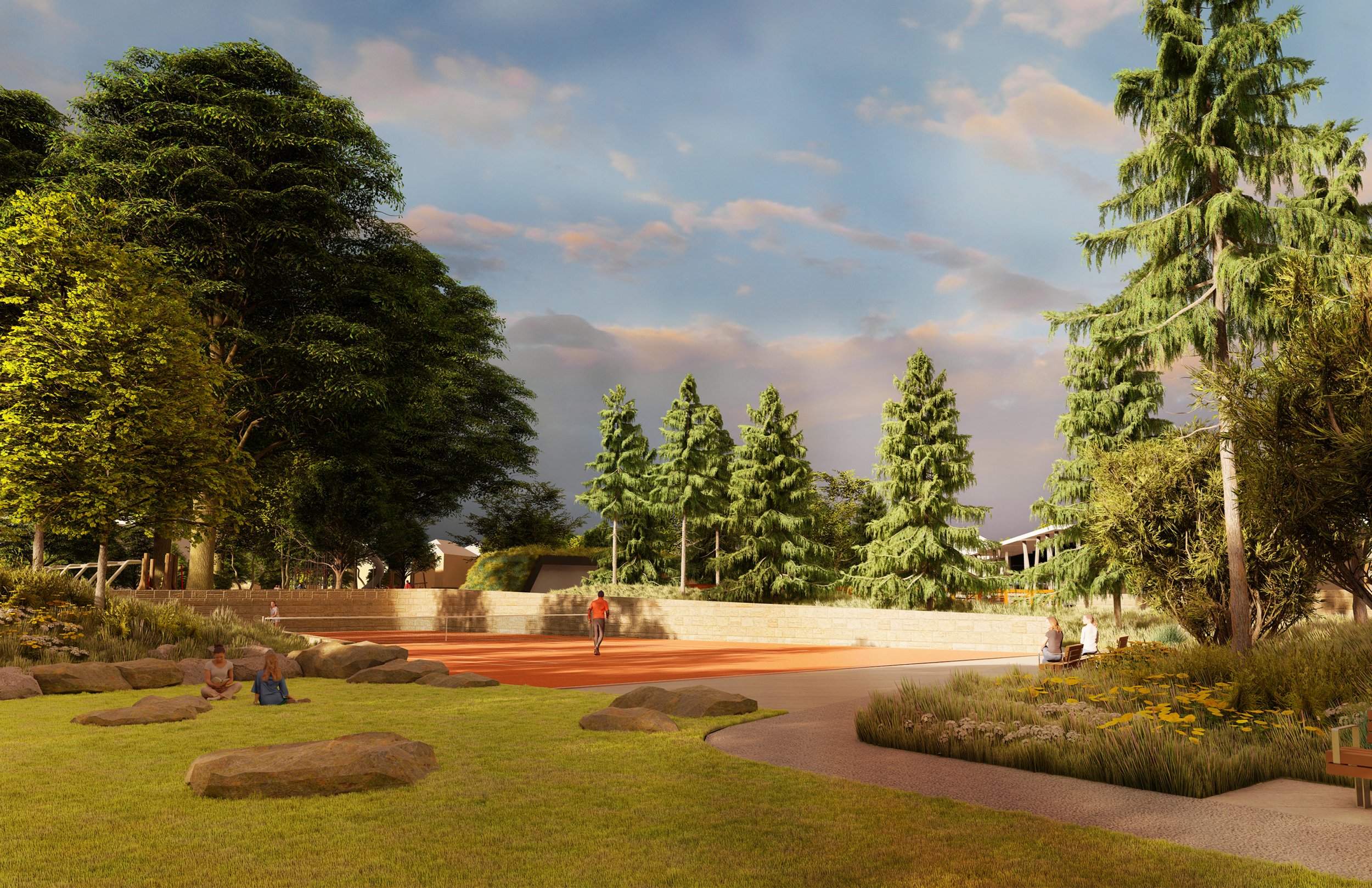 A rendering of "central activity" 