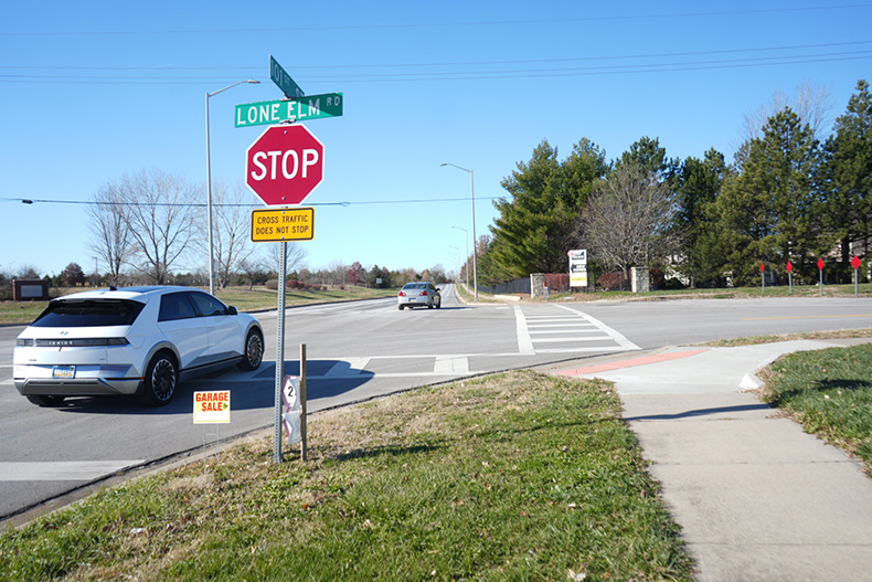 Lenexa residents worry that adding an interchange at Elm Road and K-10 will put young students traveling to school at greater risk, especially the intersection at 101st Street. Students often cross Lone Elm Road at 101st Street on their way to and from Manchester Park Elementary School.