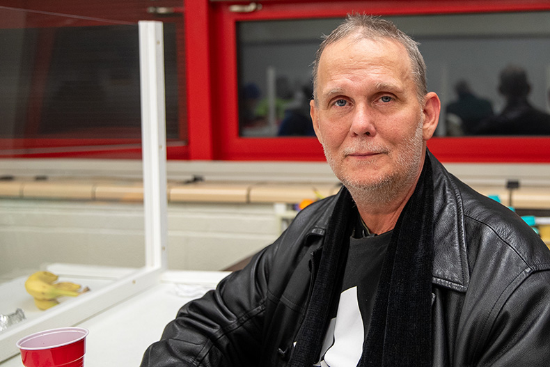 William Coleman is one of the guests at Project 1020 in Lenexa.