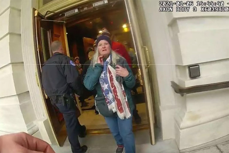 Jennifer Parks at the Capitol on Jan. 6, 2021, as identified by an FBI agent.