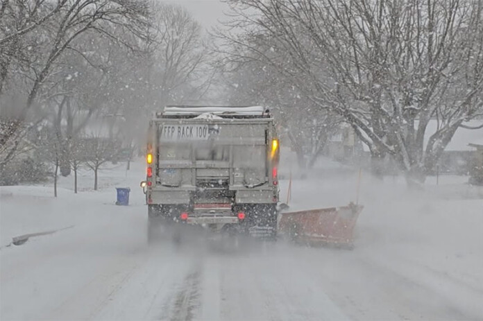 overland park snow map