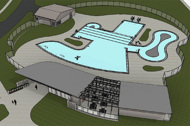 Ad Astra Pool rendering