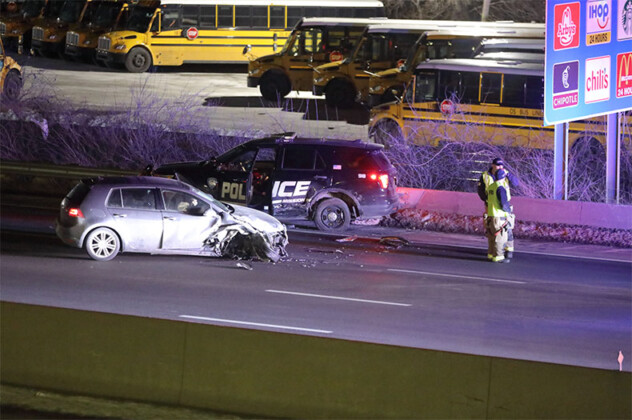 Mission cop in parked car injured by suspected drunk driver