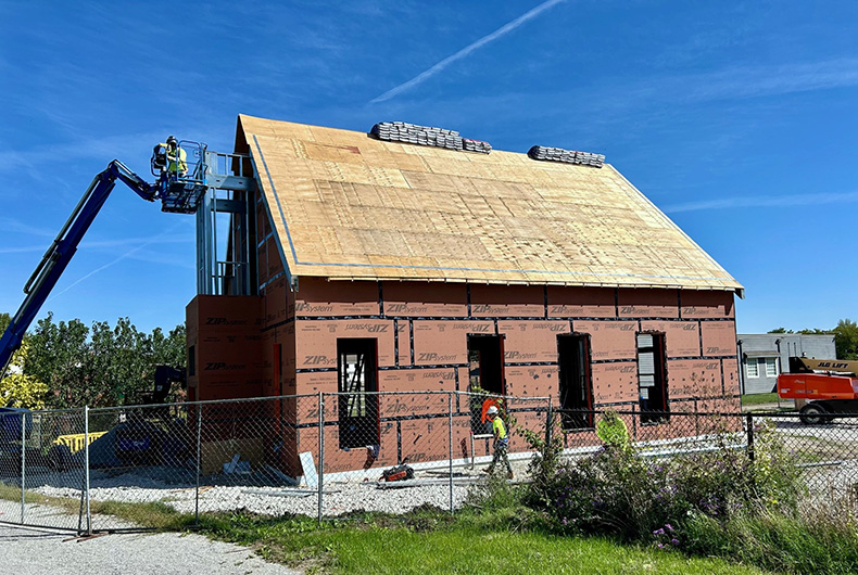 Shawnee Town Chapel Construction