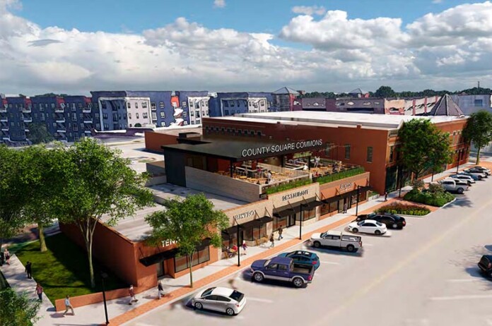 The County Square Commons redevelopment special sales tax district.