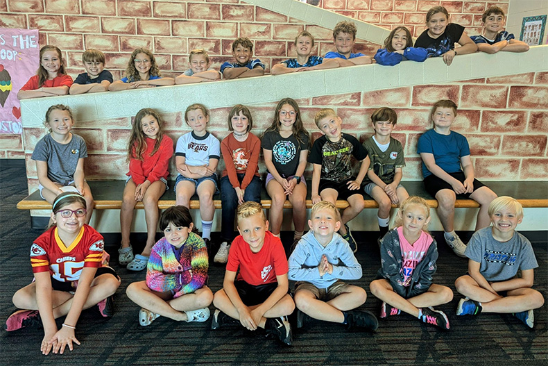 Members of Madison Elementary's first student council for the 2024-25 school year.