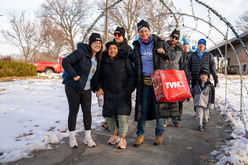 A snapshot from the inaugural Snowflake Streak fundraising event in Olathe.