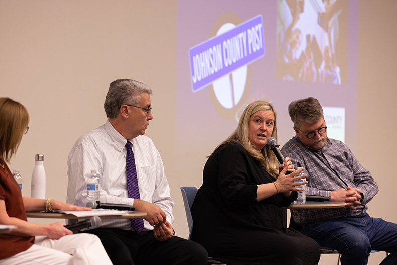 Jill Johnson, a teacher at Shawnee Mission East High.