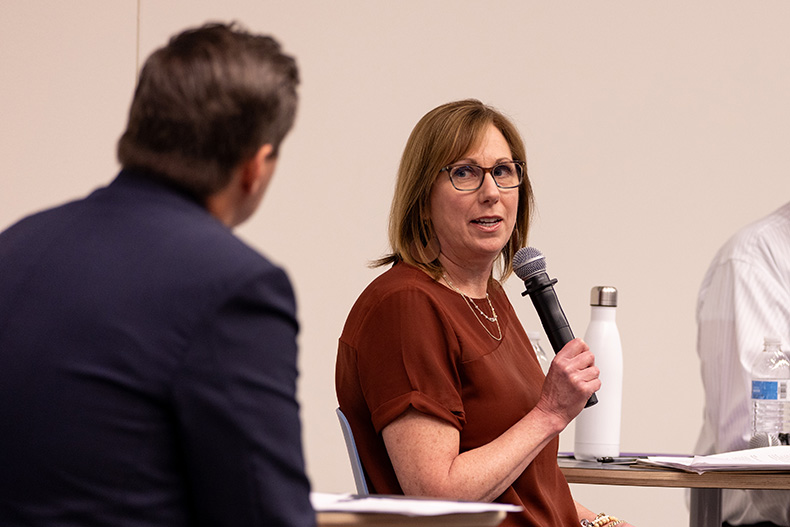 Kim Whitman, a Shawnee Mission parent and co-founder of the Phone-Free Schools Movement.