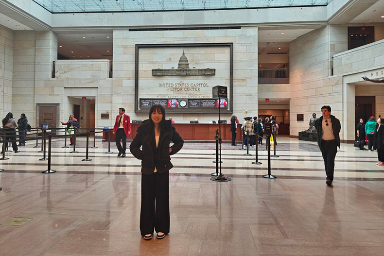 Jessica Sun at the annual National Leadership Forum in Maryland.