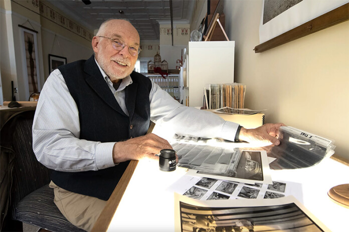 Retired National Geographic photographer Jim Richardson pores over a lifetime of images in his Lindsborg, Kansas, studio. He spent more than three decades with and traveled to all seven continents for the magazine. His iconic work on the Flint Hills put Kansas in the national spotlight.