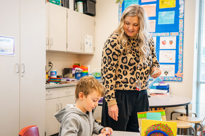 Marcy Anderson is a second grade teacher at Manchester Park Elementary in Lenexa.