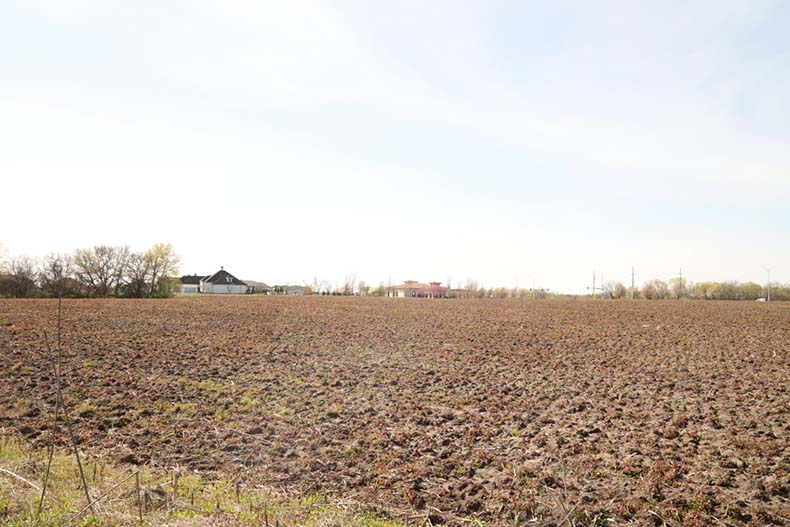 The Oxford Promenade site on the southwest corner of 135th Street and Mission Road.