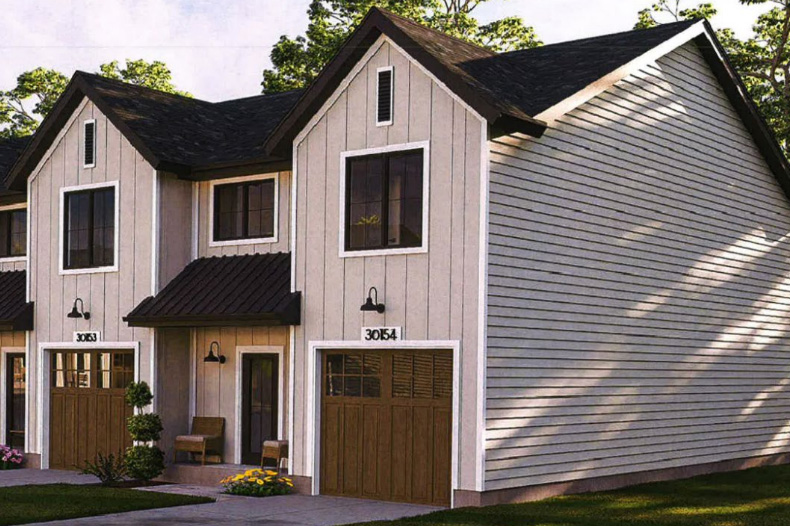 Townhome rendering
