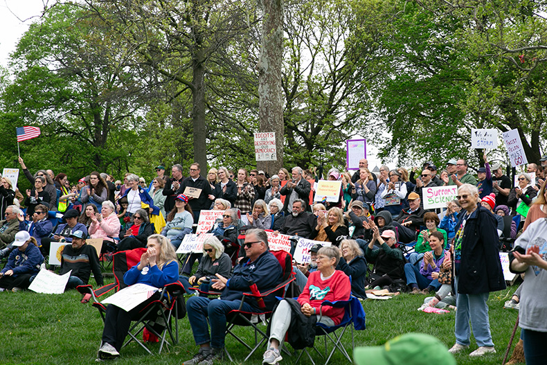 The crowd at Free State Days in Overland Park