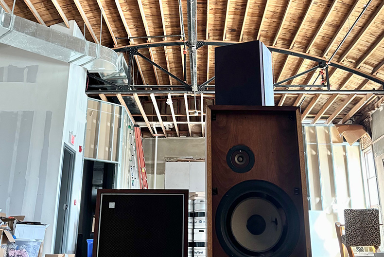 Friction Beer upstairs