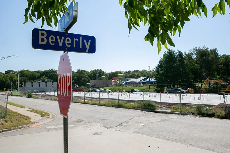 The intersection of Beverly and Martway streets in Mission in September 2026. Photo credit Juliana Garcia.