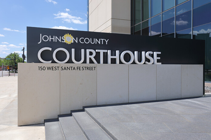 The Johnson County Courthouse.