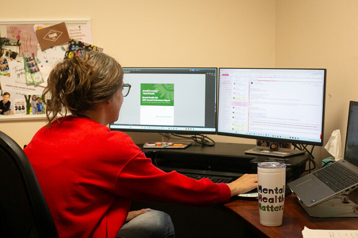 The county has purchased but not yet implemented the new AI tool for the mental health department staff to use.