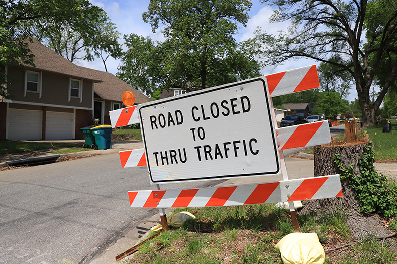 Early parts of the street reconstruction project in Overland Park's Moody Hills neighborhood have commenced.